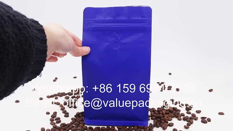 340 grams roasted beans zipper pouch