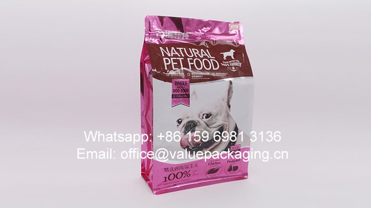 2kg Glossy Box bag for natural pet foods 