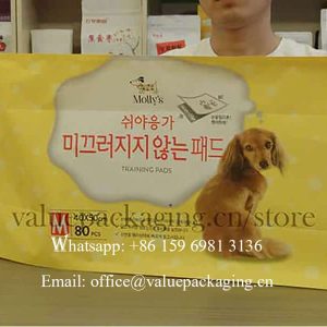 Large pouch for pet training pads package 80PCS