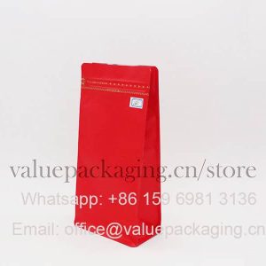 matte red coffee beans 250g package box bottom