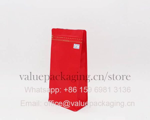 matte red coffee beans 250g package box bottom