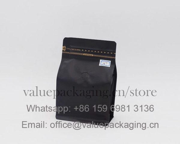 250g Coffee beans Metallized Box Bottom Coffee Bag