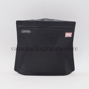 Re-sealable bottom gusset standup pouch for 250g coffee beans