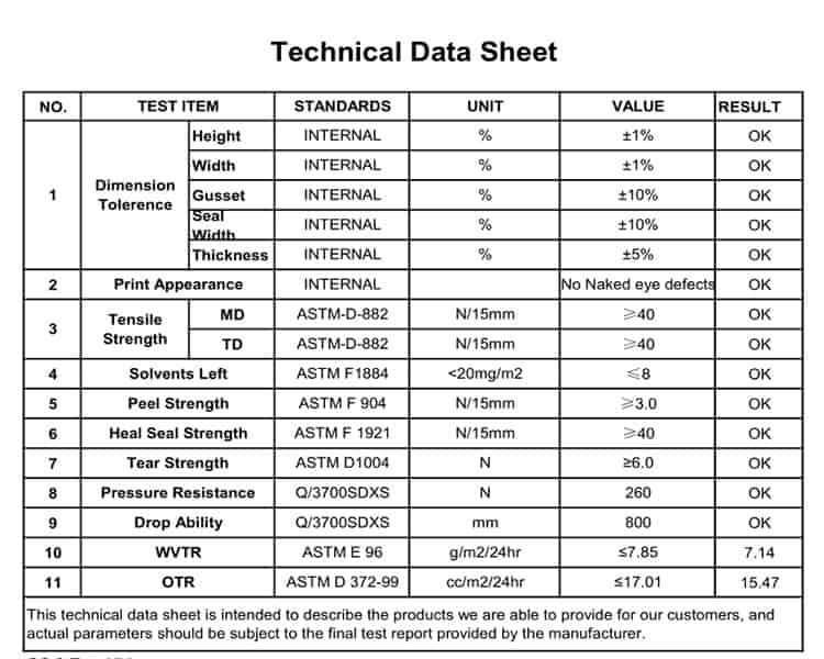 technical-data-sheet-of-200g-dog-treaats-bag