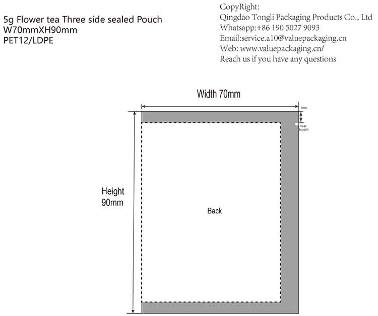 5g flower tea- 3 Sides Sealed W70XH90 - 5mm edge seal-2
