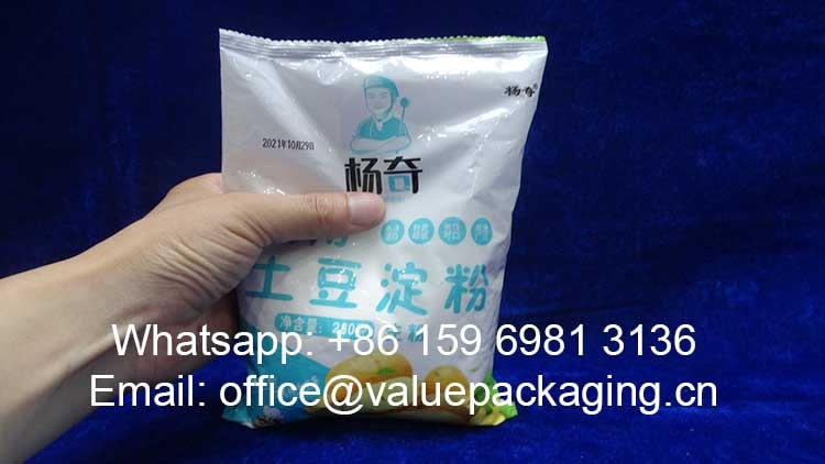 filled-level-of-280-grams-potato-starch-poly-sachet-bag