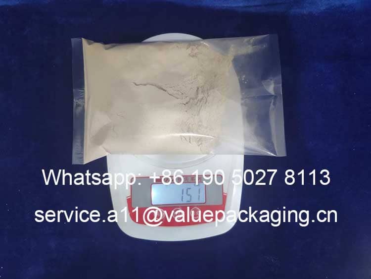 weighing-150-grams-sweet-potato-starch-bag-sachet-roll