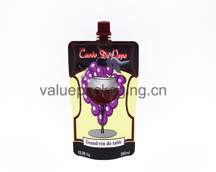 250ml-spout-doypack-for-red-wine