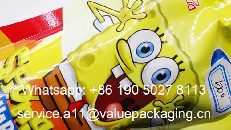 500 180ml spout bag package for yogurt