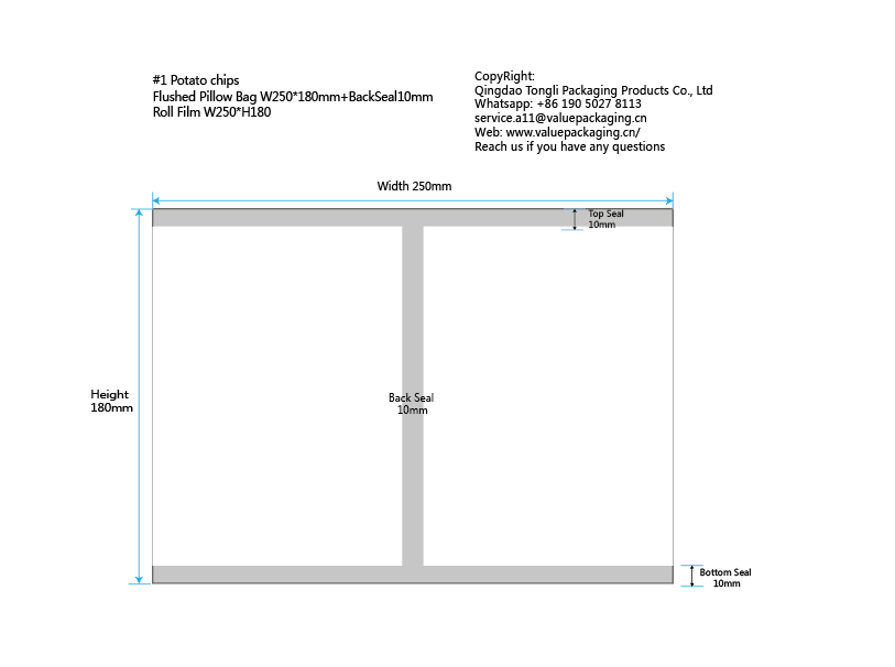 60g Lay's potato chips flushed bag pouch W180XH250+Seal10mm Dieline Artwork Design Template#151
