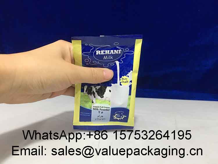 Filled-level-of-25-grams-soybean-milk-powder-bag