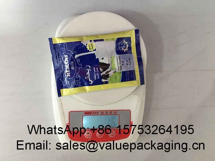 Weighing-profile-25-grams-soybean-milk-powder-bag