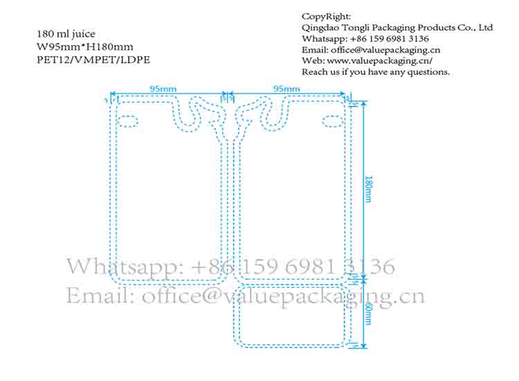 bottom-gusseted-standing-plastic-pouch-with-PP-straw-for-180-ml-juice