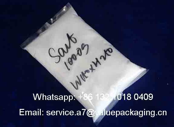 the package size of 1000 grams fine salt pillow sachet bag