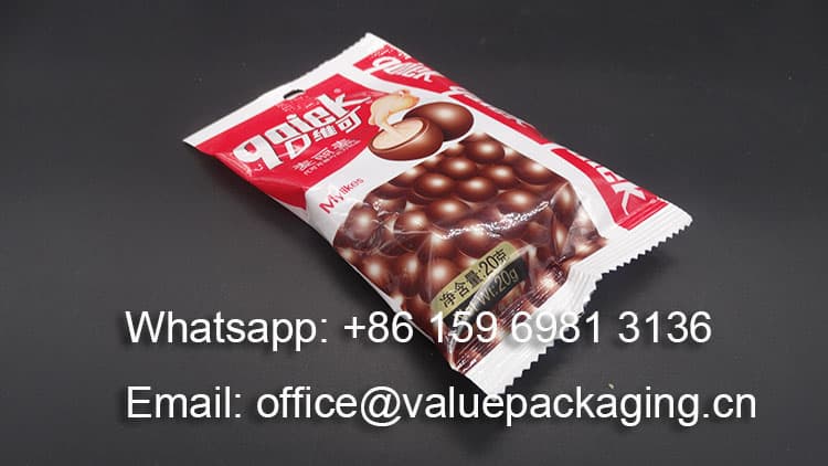 20g (8 pcs) chocolate ball pillow sachet bag