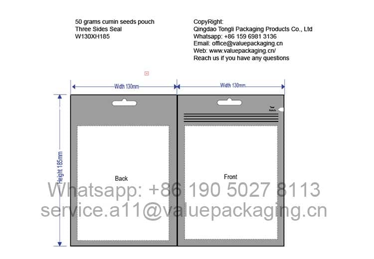 Diecut-line-of-50-grams-cumin-seeds-pouch-W130xH185