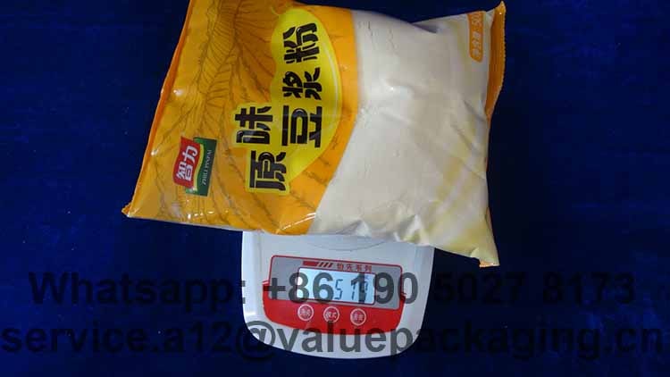 Soybean Powder-500g-Pillow Pouch-weight