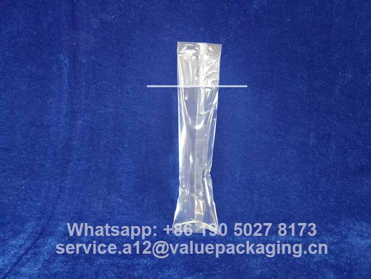 filled-Water-50ml-Pillow Pouch-W40xH170 mm -Package