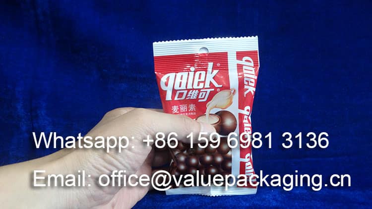 50g （8 pcs）chocolate ball pillow sachet bag